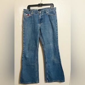 Vintage Y2K  2000 Tommy Hilfiger 5 Pocket Flare Jeans